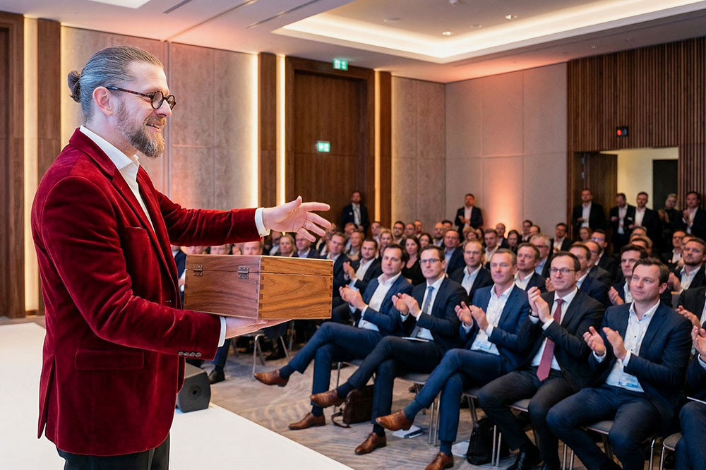 Zauberer auf einer Firmenfeier in Celle – Close-Up als Icebreaker